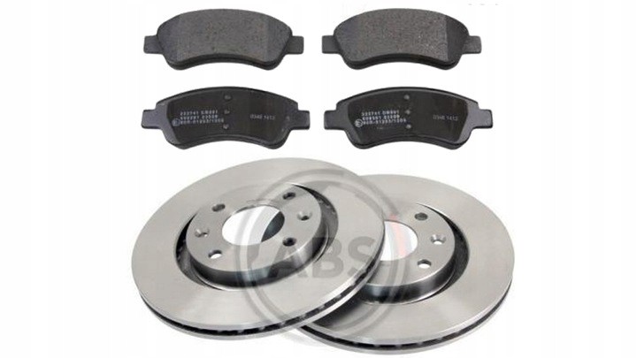 DISQUES 266 SABOTS DE FREIN AVANT PEUGEOT 206 CC 207 307 SW photo 2 - milautoparts-fr.ukrlive.com