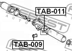 BUSHING GEAR STEERING WHEEL LAND CRUISER PRADO 90 photo 2 - milautoparts-fr.ukrlive.com