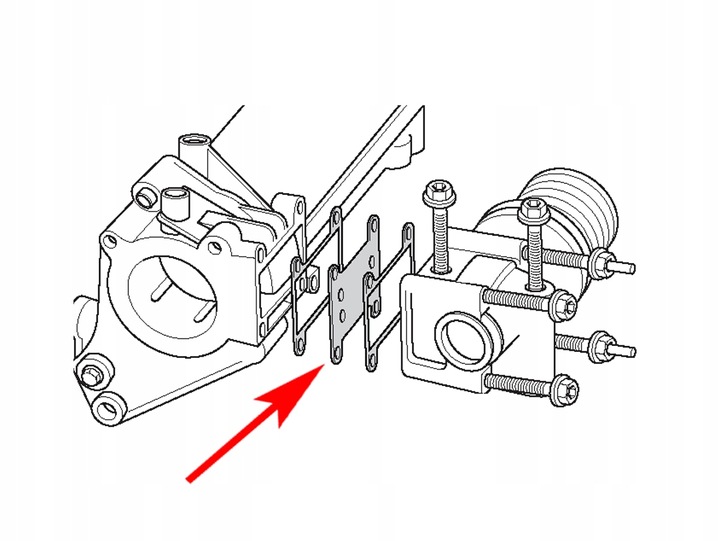 101 GASKET EGR 1.9CDTI OPEL VECTRA C ZAFIRA B photo 2 - milautoparts-fr.ukrlive.com