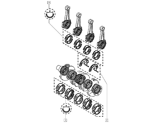 SHAFT CRANKSHAFT SUZUKI VITARA GRAND II 1.9 DDIS 129KM photo 2 - milautoparts-fr.ukrlive.com