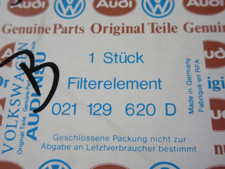 VW AUDI FILTRE D'AIR 021129620D COUSSINET photo 3 - milautoparts-fr.ukrlive.com