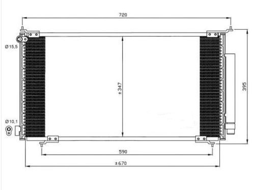 RADIATEUR CONDENSATEUR DU CLIMATISEUR HONDA CR-V 2.0 photo 5 - milautoparts-fr.ukrlive.com