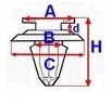 HYUNDAI ACCENT 99-06 CLAMP SEALS DOOR photo 3 - milautoparts-fr.ukrlive.com