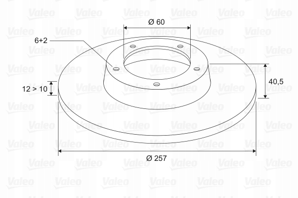 VALEO 197028 DEUX DISQUES DE FREIN photo 3 - milautoparts-fr.ukrlive.com