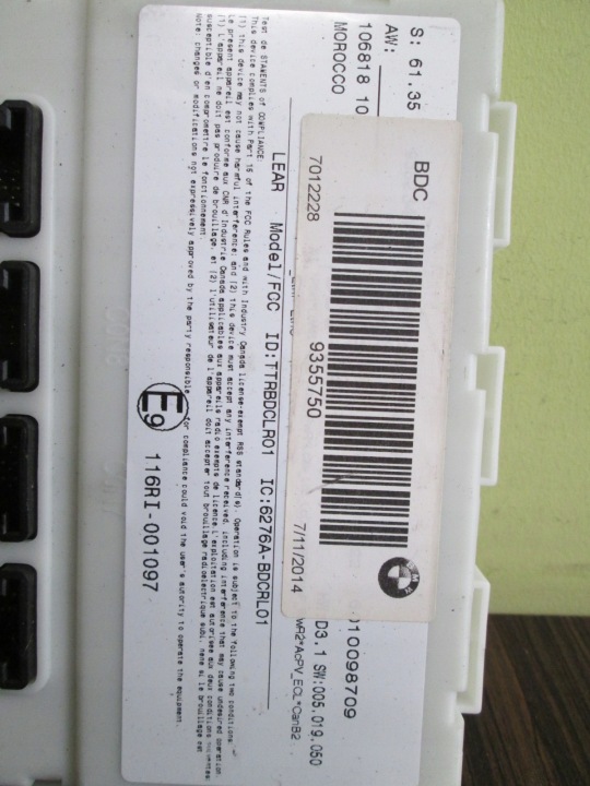 BMW F15 3,0D ORDINATEUR ENSEMBLE 0281030741 8577839
