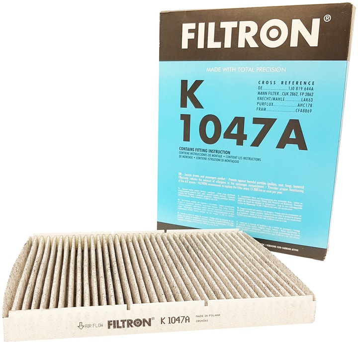 FILTRE CABINES CARBONIQUE FILTRON K 1047A FILTR, AÉRAGE PRZESTRZENI photo 8 - milautoparts-fr.ukrlive.com