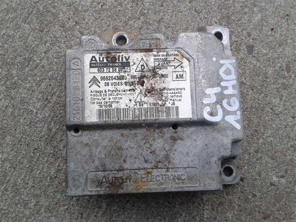 SENSOR AIRBAG MODULE CITROEN C4 I 603725800 photo 1 - milautoparts-fr.ukrlive.com