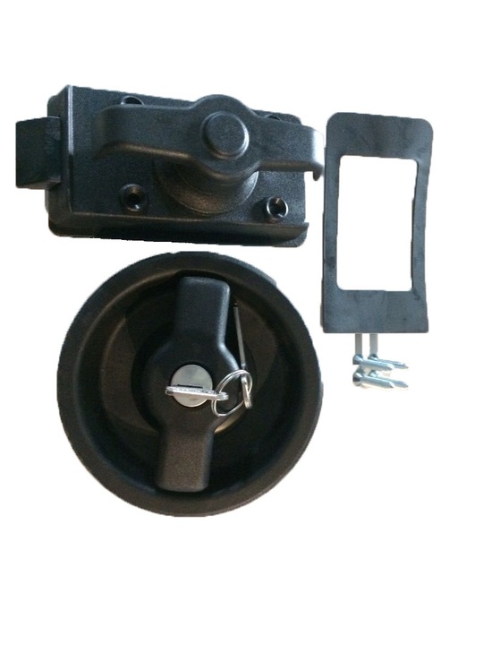 LOCK DOOR NIEWIADOW N126 COMPLETE SET BLACK photo 1 - milautoparts-fr.ukrlive.com