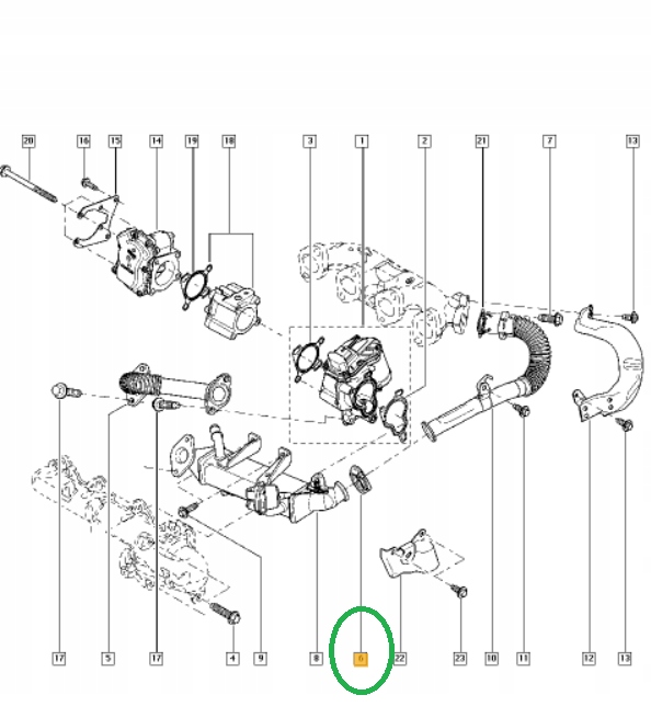 COLLIER FILS EGR RENAULT MASTER 3 photo 4 - milautoparts-fr.ukrlive.com