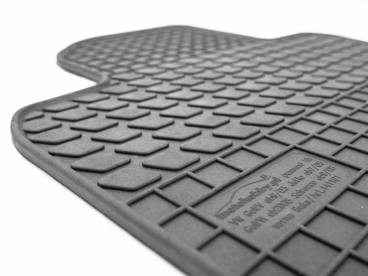 MATS RUBBER ON FRONT FOR FIAT 500 595 07-20 / FORD KA 2 II 08-16 photo 3 - milautoparts-fr.ukrlive.com