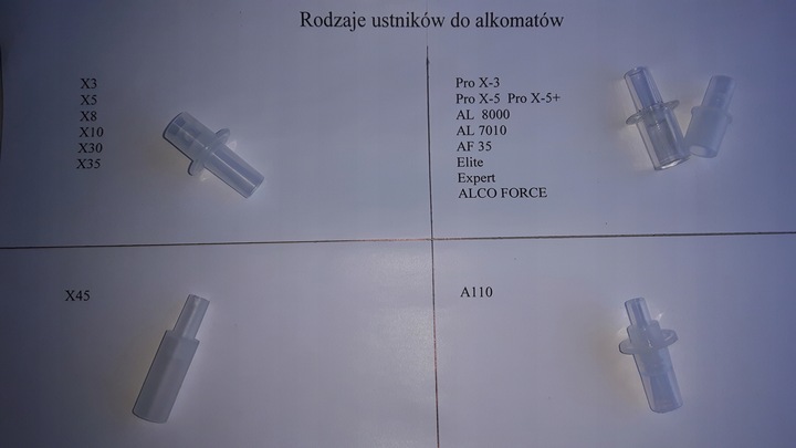 USTNIKI PARA ALKOMATU ALCOFIND ELITE EXPERT AF-35 PRO X-3 X-5 100 PIEZAS 