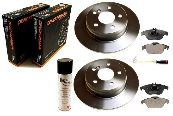 DISCS PADS MERCEDES C CLASS W204 S204 REAR FULL 278MM photo 1 - milautoparts-fr.ukrlive.com