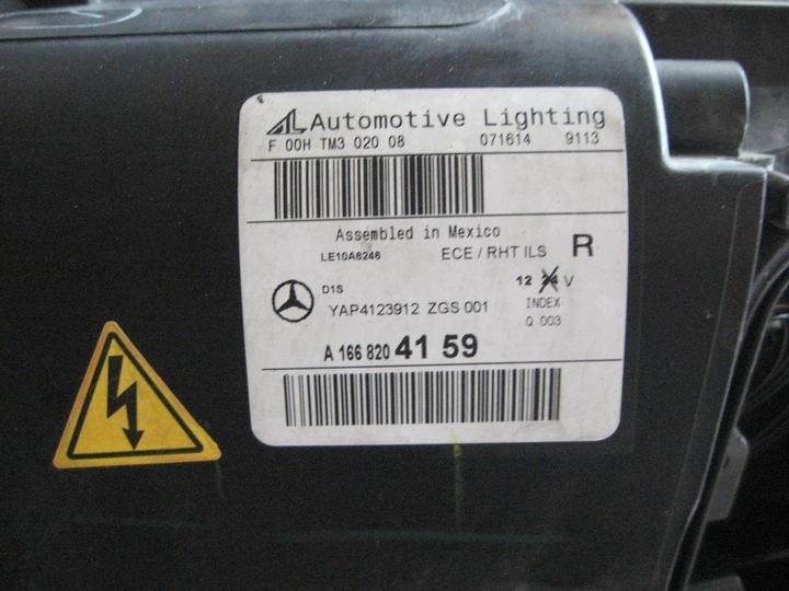 DROITE - BI-XENON PIVOTANT - LED - MERCEDES GL W166 photo 6 - milautoparts-fr.ukrlive.com