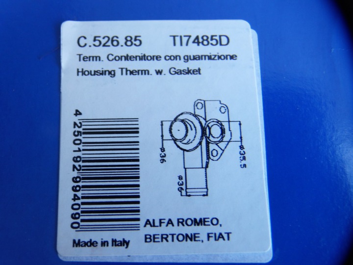 THERMOSTAT BEHR FIAT RITMO UNO photo 4 - milautoparts-fr.ukrlive.com