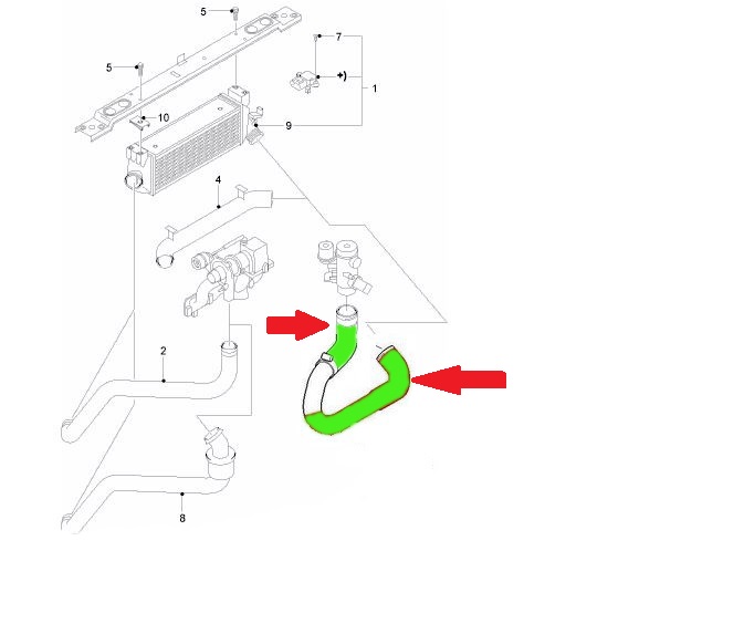 TUYAU DE RADIATEUR FORD TRANSIT 2.0 1C15-6C646-AH photo 6 - milautoparts-fr.ukrlive.com