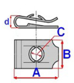 SUPPORT DE MONTAGE RIVET PROTECTION SKODA OCTAVIA I X10 photo 4 - milautoparts-fr.ukrlive.com