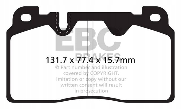 EBC JAUNE AVANT AUDI Q5 8R A6 C7 A7 4G8 S. BREMBO photo 2 - milautoparts-fr.ukrlive.com