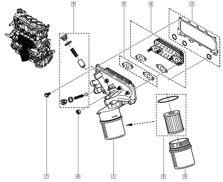 ETANCHÉITÉ DE RADUATEUR HUILES 3.0 DCI ZD3 AVEC MASTER II photo 4 - milautoparts-fr.ukrlive.com