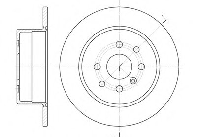 ROADHOUSE 6454.00 DISC BRAKE (1SZT) photo 6 - milautoparts-fr.ukrlive.com