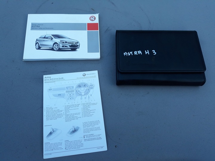 OPEL ASTRA H III 3 BOOK MANUAL CASE SET photo 1 - milautoparts-fr.ukrlive.com