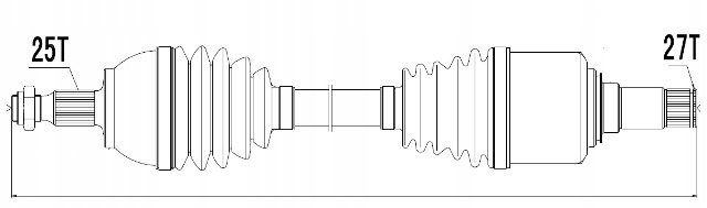 HALF-AXLE AXLE SWIVEL LEFT MERCEDES A W169 04-14 MTM photo 2 - milautoparts-fr.ukrlive.com