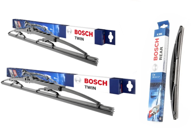 WIPER BLADES BOSCH FRONT+REAR NISSAN PATHFINDER R51 2005-2014 photo 1 - milautoparts-fr.ukrlive.com