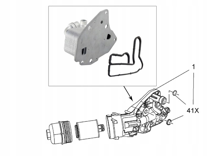 RADIATEUR HUILES FILTRE 2.0 CDTI OPEL INSIGNIA A photo 8 - milautoparts-fr.ukrlive.com