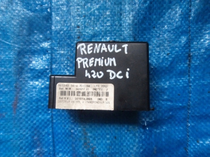Блок управління блок управління іммобілайзер renault premi dci 5010143869, Ціна