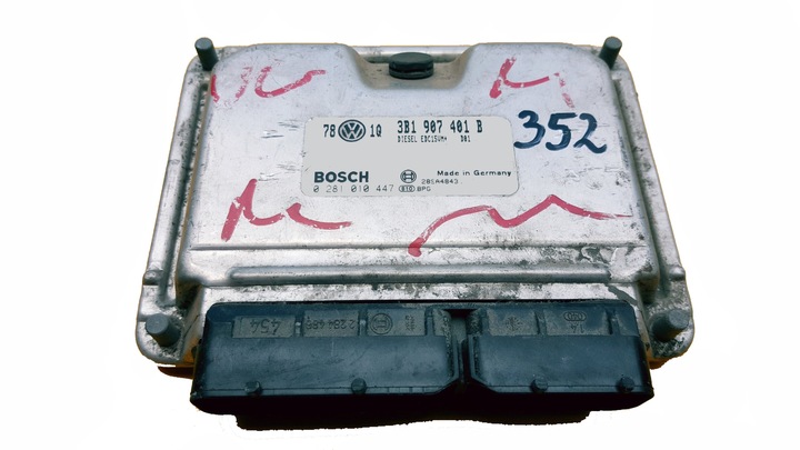 Ecu vw passat b5 2.5 tdi 0281010447 3b1907401b, Ціна