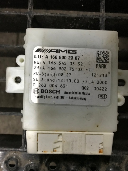 Mercedes ml w166 gl блок управления парктрониками a1669002307, Цена