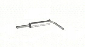 Глушитель центральный seat ibiza+cordoba,skoda fabia i,vw polo poj. 1, 2 02-06r., Цена