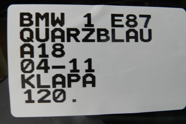 фото №10, 120.klapa задняя стекло quarzblau bmw 1 e87