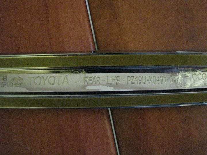 фото №3, Планка хром дверь левый зад toyota rav4 новая 2012-