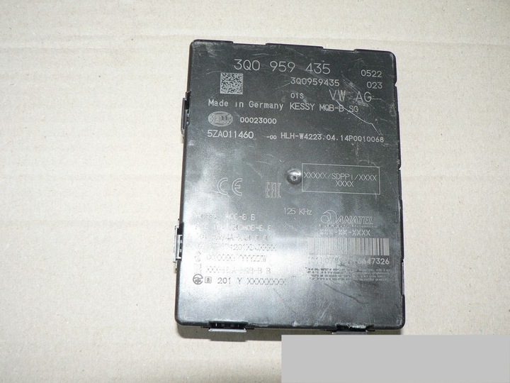 фото №1, Dw passat b8 блок керування kessy 3q0959435f 3q0959435e