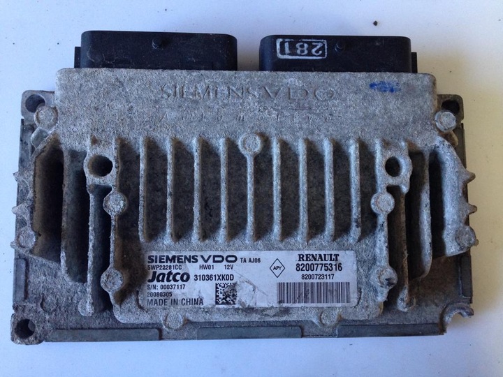 фото №1, Компьютер блок управления коробки 2.0 dci 8200775316