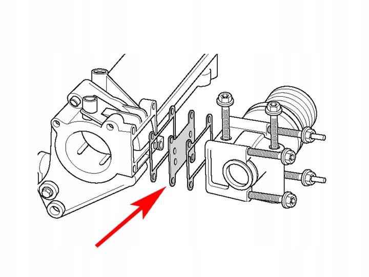 фото №2, Заглушка клапана egr 1.9 cdti opel vectra c zafirab