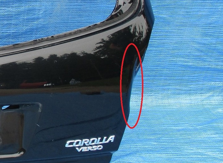 фото №4, Toyota corolla verso крышка задняя
