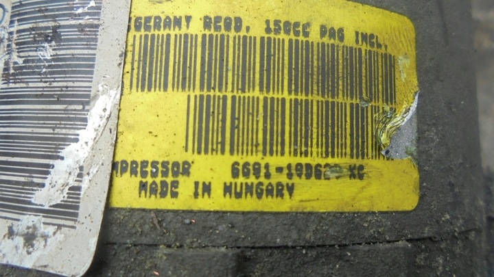 фото №4, Компрессор кондиционера ford 2.0 6g91-19d629-ec