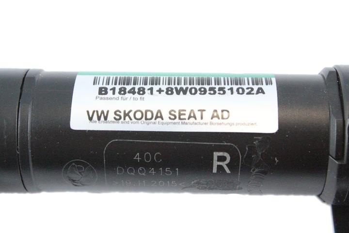 фото №11, Розпилювач фара org audi a4 8w0955102a