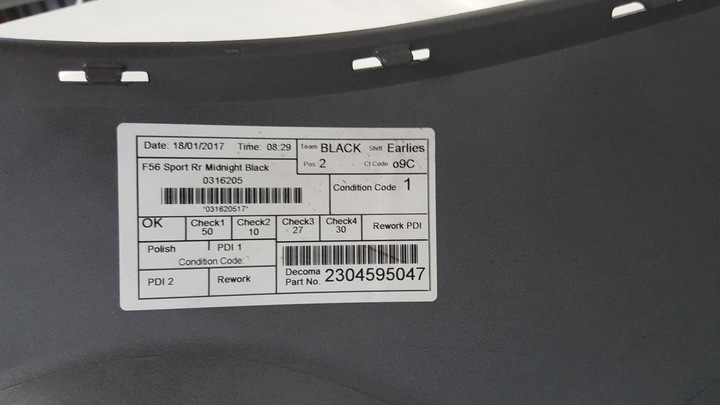 фото №11, Mini cooper f56 f57 sport бампер зад задний