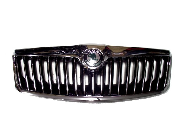 фото №1, Решітка решітка радіатора octavia ii додатковий хром 1z0853661a