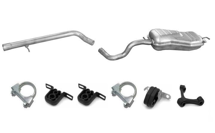 фото №1, Vw beetle 1.9 tdi 1998-2010 хетчбек cabrio труба + глушник кінцевий