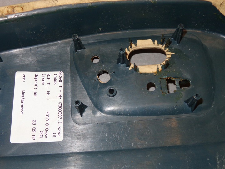 фото №9, Пластик боковой сиденье recaro audi a6 s6 rs6 c5