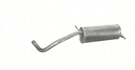 фото №1, Глушитель конечный seat ibiza +skoda fabia i + vw polo poj.1,2 02-08r.