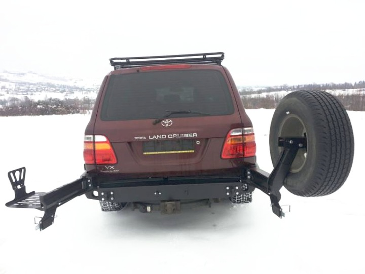 фото №16, Toyota land cruiser 100 бампер зад задній сталевий