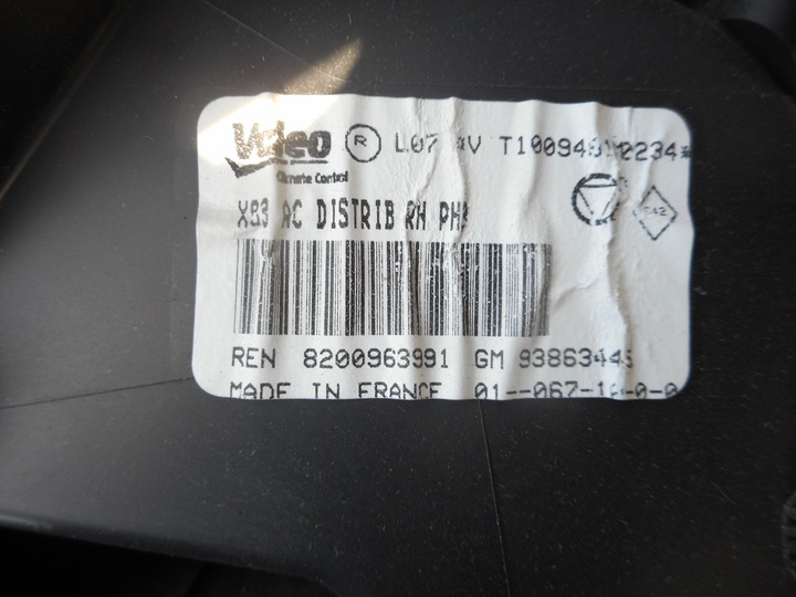 фото №4, Renault trafic ii рестайлінг обігрівач кондиціонер європа