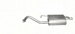 фото №1, Глушник кінцевий toyota corolla verso poj.1,6 01-04r.