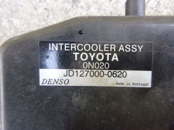 фото №4, Toyota auris yaris ii corolla e15 інтеркулер