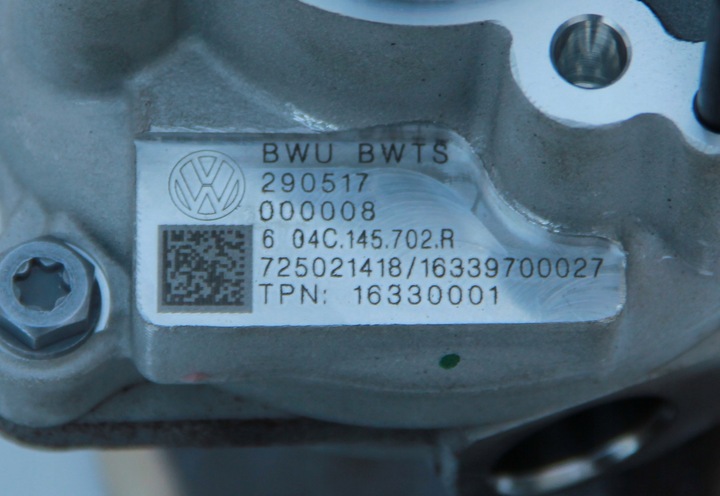 фото №7, Vw skoda турбіна турбонагнітач 04c145702r 1.0 tsi