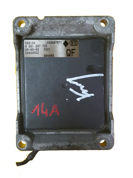 фото №1, Ecu opel astra h 1.4 0261207722 qf _14a додам